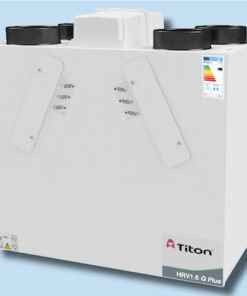 Rekuperatorius TITON HRV1.6 Q Plus BC Eco kairinis 359m3/h@100Pa